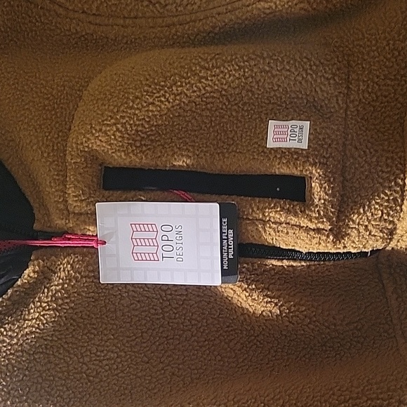 Topo Mountain Fleece Pullover NWT - Picture 8 of 16